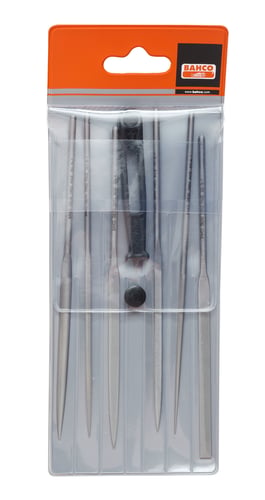 Bahco nålefilesæt 140mm 6 styk HG 2 - 1