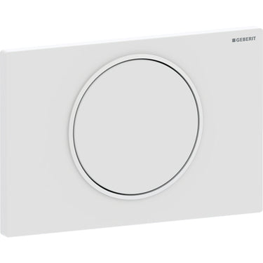 Geberit Sigma10 betjeningsplade hvid - 1