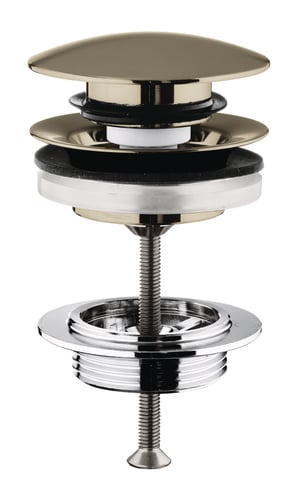 GROHE Push-up bundventil børstet nikkel - 1