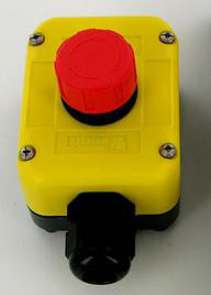 Kontrolboks med 1 push/turn + stop - 1