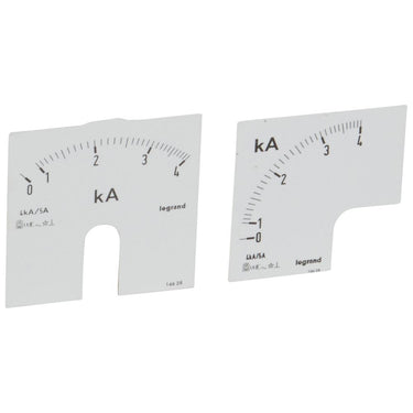 Måleskive for analogmåler 014600/01 med aflæsningværdi 0-4000A - 1