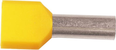 Isoleret TWIN-terminalrør A6-14ET2 2x6mm² L14 Gul - 1