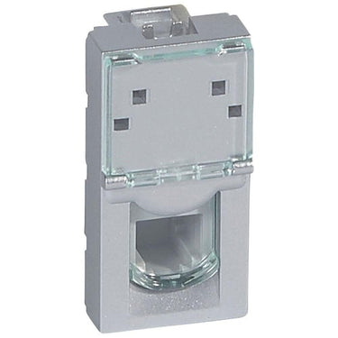 Mosaic dataudtag RJ11 4 ledere 1M aluminium - 1