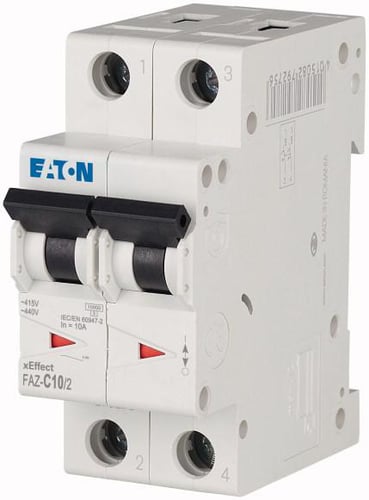 Automatsikring 10A 2P C FAZ-C10/2 - 1