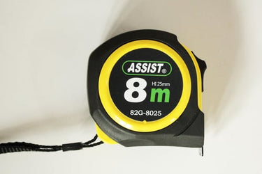 Båndmål 8m 25mm assist m/magnet - 1