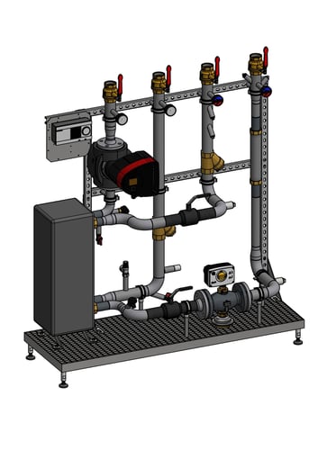 METRO THERM fjernvarmeunit VXT Type 3 280 kW - 1