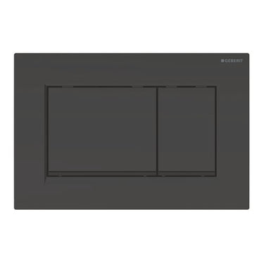 Geberit Sigma30 betjeningsplade sort/mat - 1