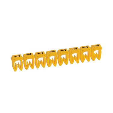 Legrand ledningsmærke CAB3 38319 0,5-1,5MM² mærke T gul P300 - 1