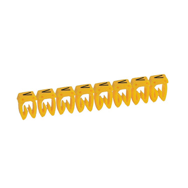 Legrand ledningsmærke CAB3 38321 0,5-1,5MM² mærke V gul P300 - 1