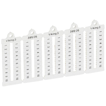 Legrand Viking 3 klemmemærkning 1-10 horisontal 5MM - 1