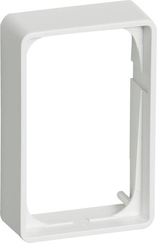 FUGA ramme Baseline 50 1,5 modul 21 mm høj hvid - 1