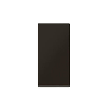 Mosaic fjedertrykkontakt 1 polet 6A med led 1M mat sort - 1