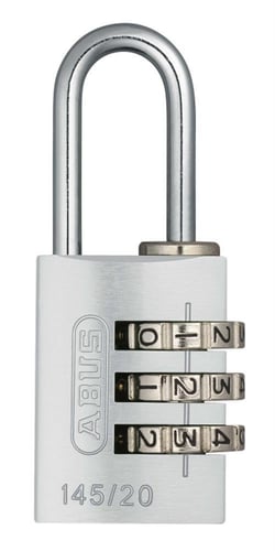Abus Kodehængelås 145/20 Sølv - 1
