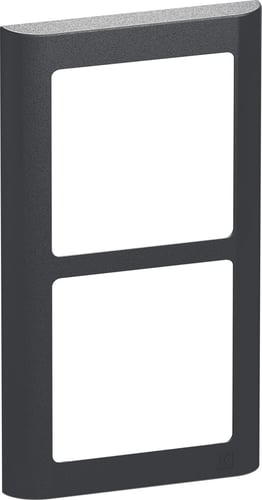 LK FUGA SOFT designramme 2 modul lodret koksgrå - 1