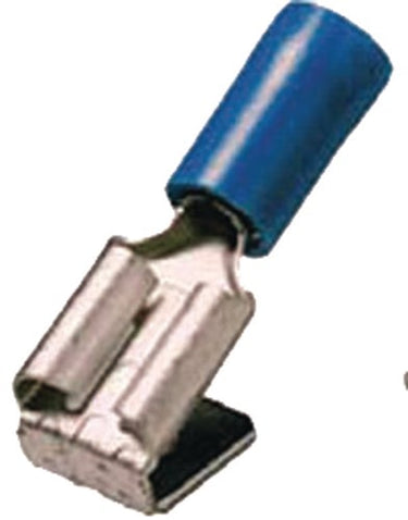 Isoleret spademuffe med afgrener blå 6,3x0,8 1,5-2,5mm² - 1