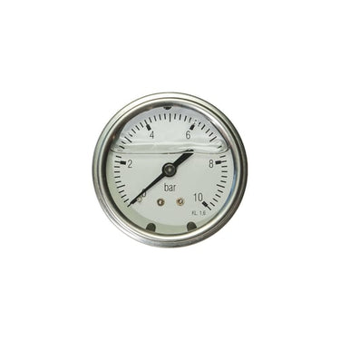 Manometer 1/4XØ63 0-250 bar bagudrettet studs med glycerin - 1