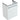 Geberit Renova Compact vaskeskab 500 x 367 x 604 mm 1 låge blankpoleret hvid højkomprimeret trelags-spånplade lakeret - 1