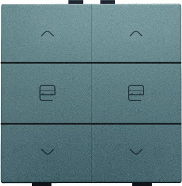 Motortryk dobbelt steel grey coated NHC - 1