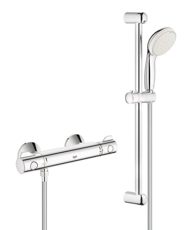 GROHE Grohtherm 800 termostat med brusesæt krom - 1