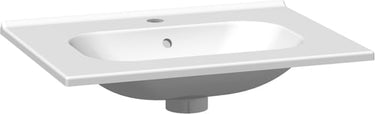 Dansani Luna Kantate porcelænsvask 61 cm hvid - 1