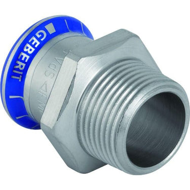 Geberit Mapress overg.nippel 89mmx3 presmuffe/nippel st rf/syrefast - 1