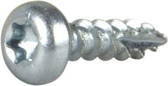 3,0X12/12 spånpladeskrue pan hoved TX10 elgalvaniseret - 1