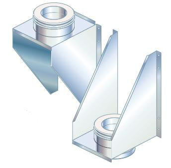 Vægbæring Multi50 sort 130 mm - 1