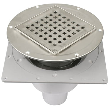 BLÜCHER afløb Square til svalehaleplader Ø75/145x145mm justerbart - 1