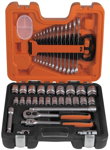 Bahco topnøglesæt 1/2" 40 dele 10-32mm - 1