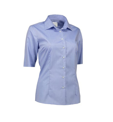 Seven Seas fine twill modern s/s dame S721 lys blå str 4XL - 1
