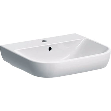 Geberit Smyle håndvask 550x165x480mm t/møbel/bolt hvid porcelæn KeraTect - 1