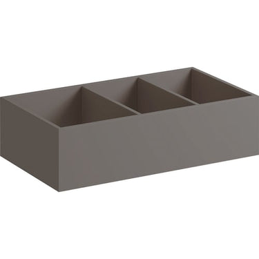 Geberit XENO² skuffeindsats 373x98x208mm scultura-grå spånplade melamin - 1