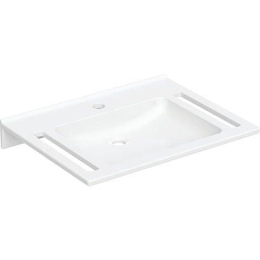 Geberit Publica håndvask 700x115x550mm integr greb Alpin-hvid Varicor - 1
