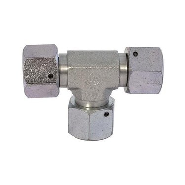 T-stykke 1" BSPP omløber/omløber/omløber - 1