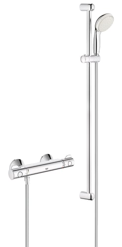 GROHE Grohtherm termostat med brusesæt krom - 1