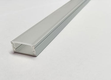 Alu profil 8 med opal cover - 2,5 m - 1