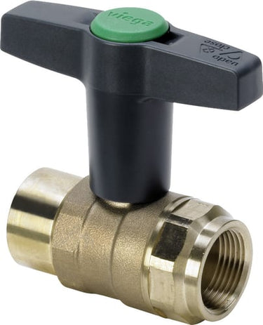 Easytop kuglehane muffe/muffe 2" rødgods - 1
