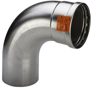 Viega Sanpress Inox XL bøjning 90° 76,1 Rustfritstål/blank 482626 - 1