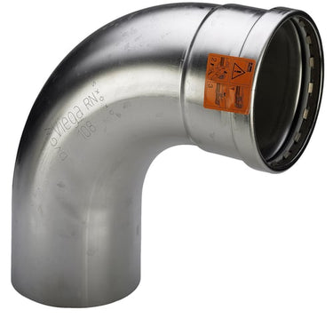 Viega Sanpress Inox XL bøjning 90° 76,1 Rustfritstål/blank 482626 - 1