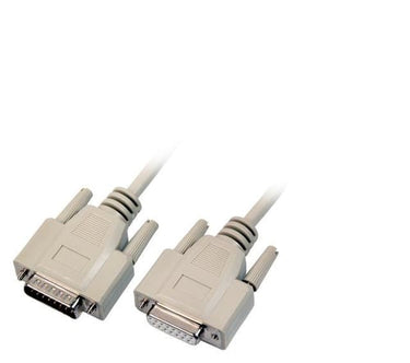 Seriel forlængerkabel DB15 han/hun 2m - 1