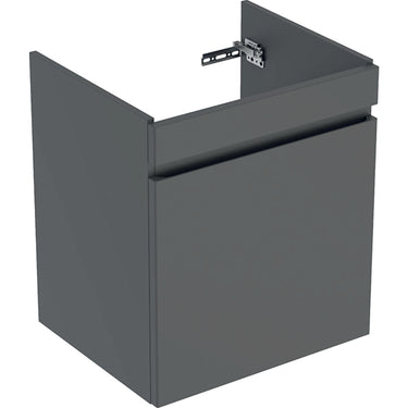 Geberit Renova Plan vaskeskab 605 x 536 x 446 mm 1 skuffe Lava højkomprimeret trelags-spånplade matlakeret - 1