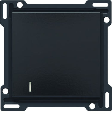 Tangent enkelt med linse piano black coated - 1