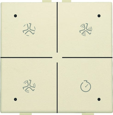 Ventilationstryk med LED cream NHC - 1