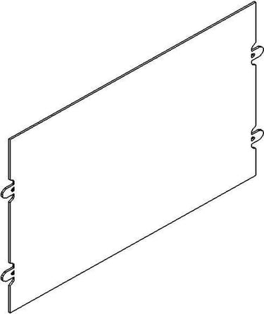 Tabula afskærmningsplade lodret 2X3M - 1