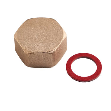 Roth slutmuffe 3/4" rødgods - 1