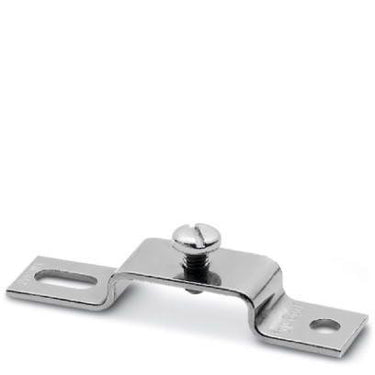 DIN-skinne holder flad med 6mm skrue - 1