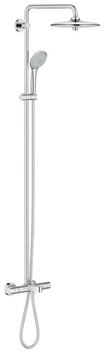GROHE Euphoria 260 brusesystem med termostat kar/brus krom - 1