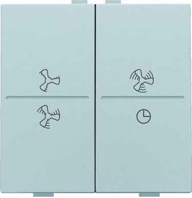Tangent med ventilations-symboler til trådløst 4-tryk sterling - 1