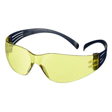 3M SecureFit 100 beskyttelsesbrille SF103AF-BLU-EU blå stænger gul linse - 1
