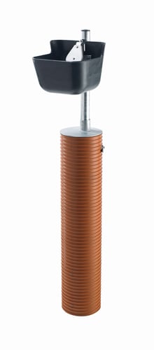 Frostline drikkeautomat 400mm m/brønd bejset rf stål - 1